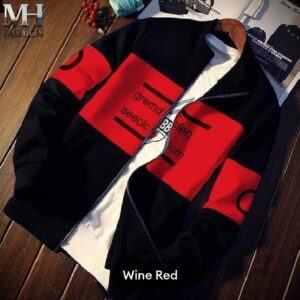 Mens Fleece Printed  Jacket in pakistan